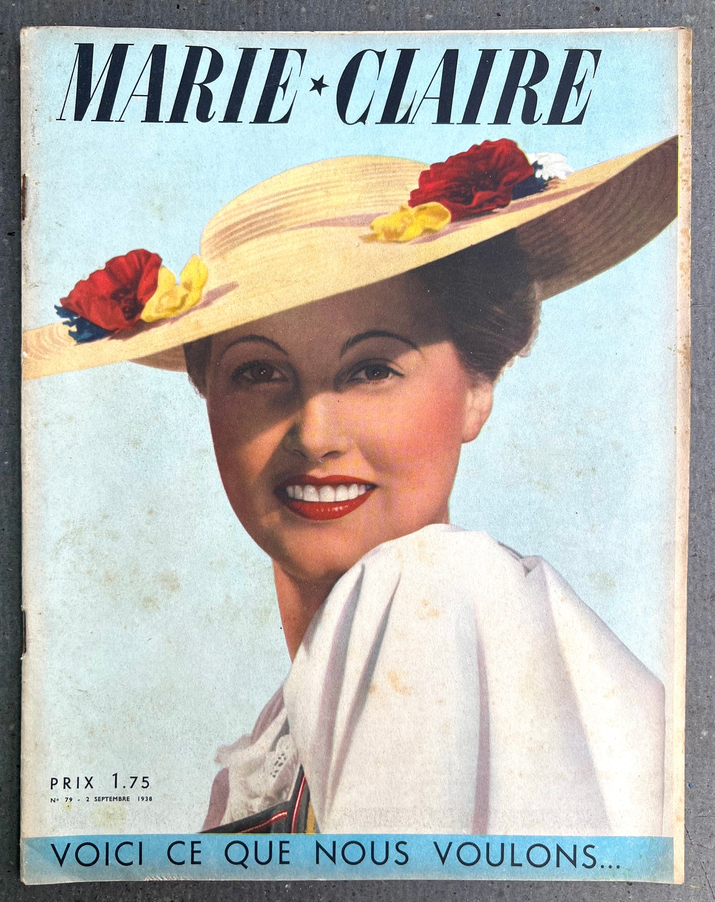 Shoes and Crafts in 2nd September 1938 Edition of French MARIE CLAIRE