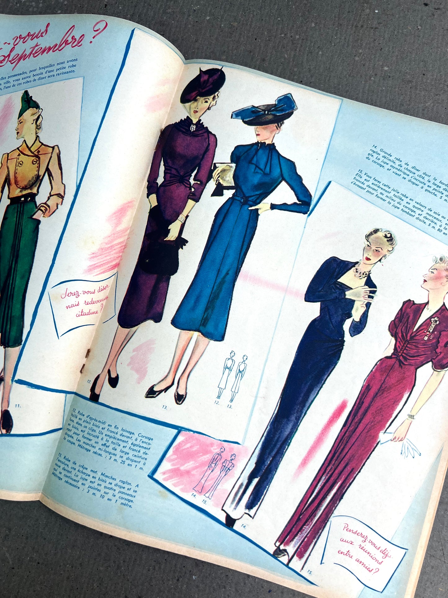 Shoes and Crafts in 2nd September 1938 Edition of French MARIE CLAIRE
