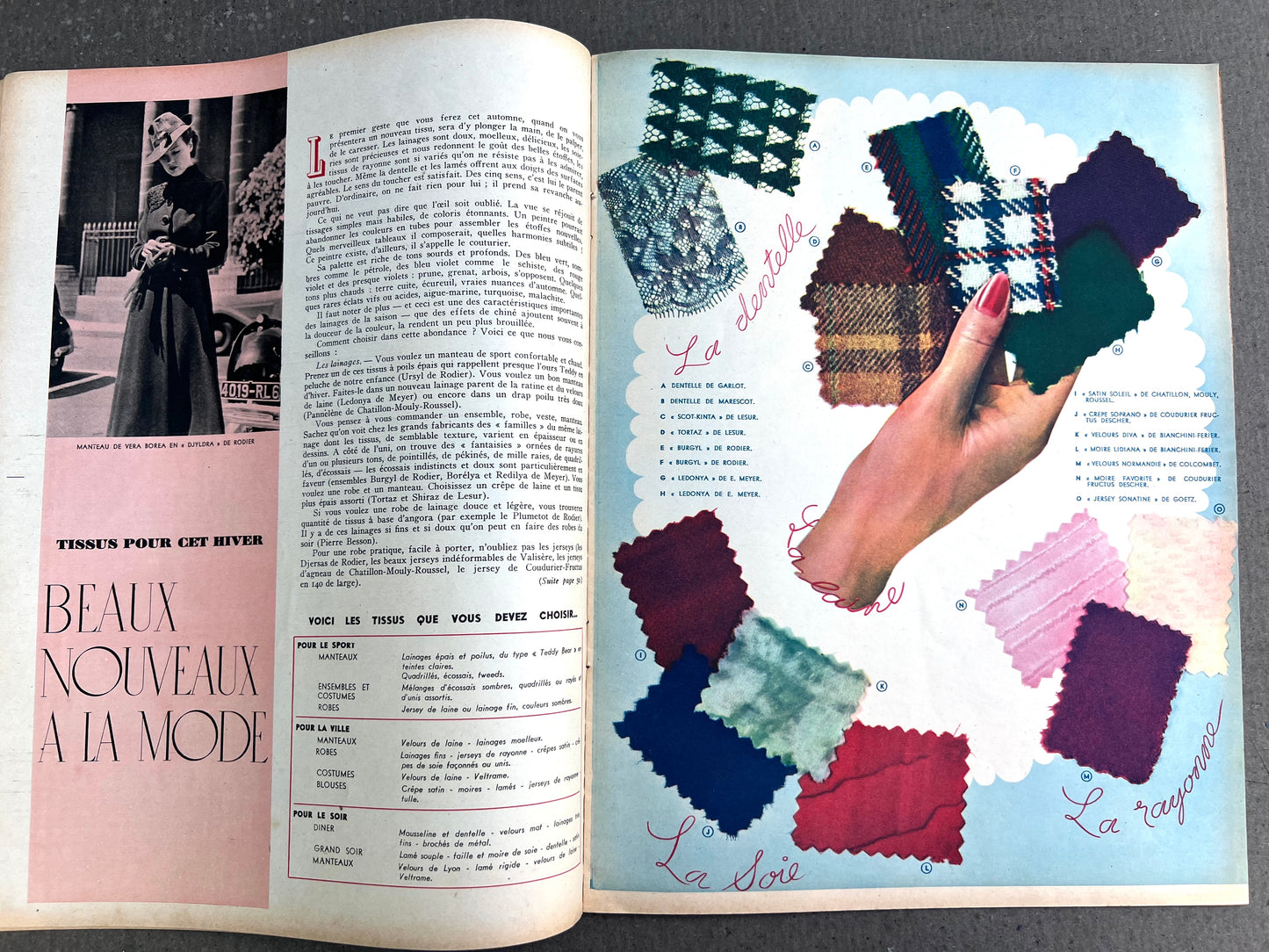 Shoes and Crafts in 2nd September 1938 Edition of French MARIE CLAIRE