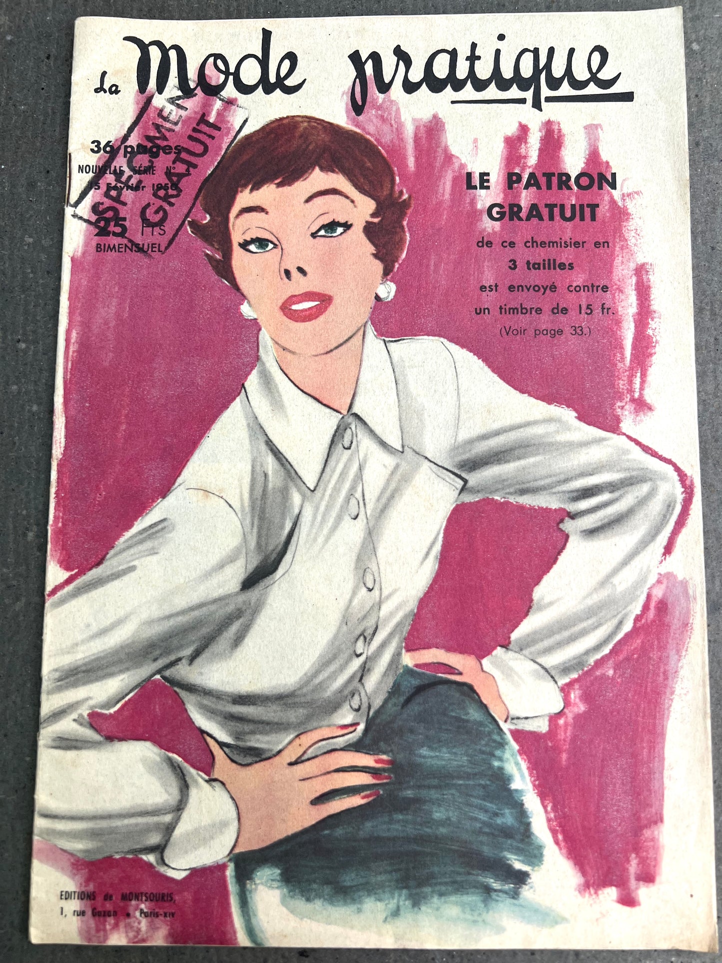 15th February 1950 La Mode Practique