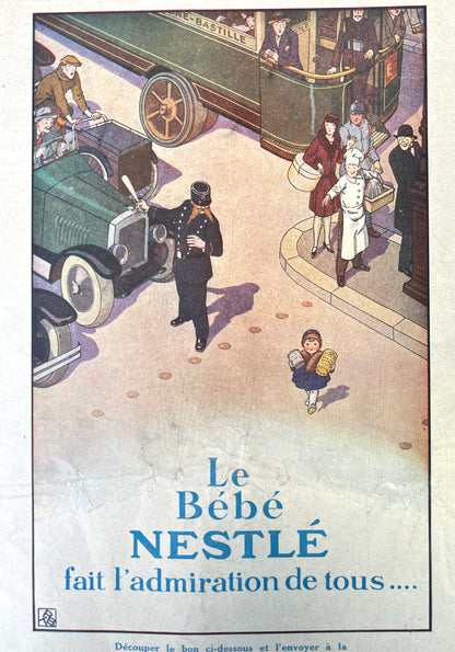 Gorgeous Fashion Illustrations incl. wedding dresses in 1929 French Womens Paper LE MIROIR DES MODES