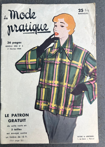 Lots of Lovely Fashion Illustrations in 1st February 1950 La Mode Practique