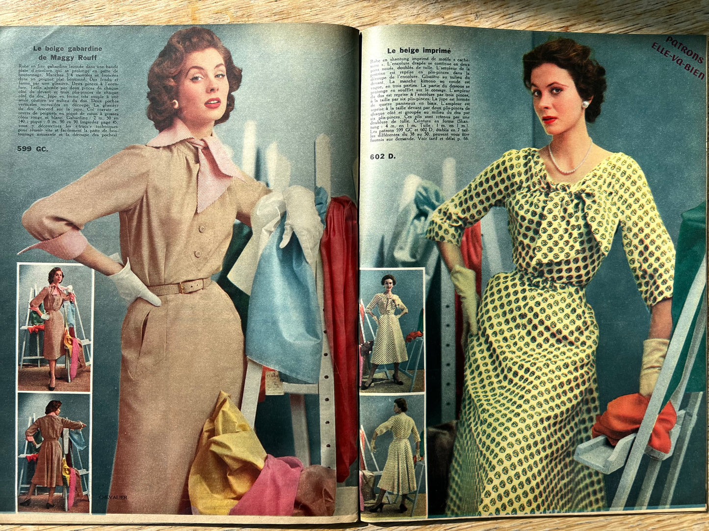 Lots of Mid Century Fashion in March 1953 issue of French ELLE