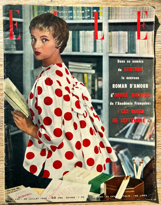 A Modern Woman's Concerns in July 1956 French ELLE