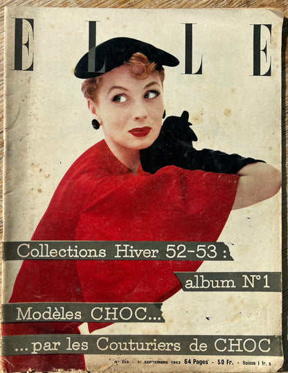 Dramatic September 1952 French ELLE