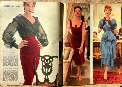 Dramatic September 1952 French ELLE