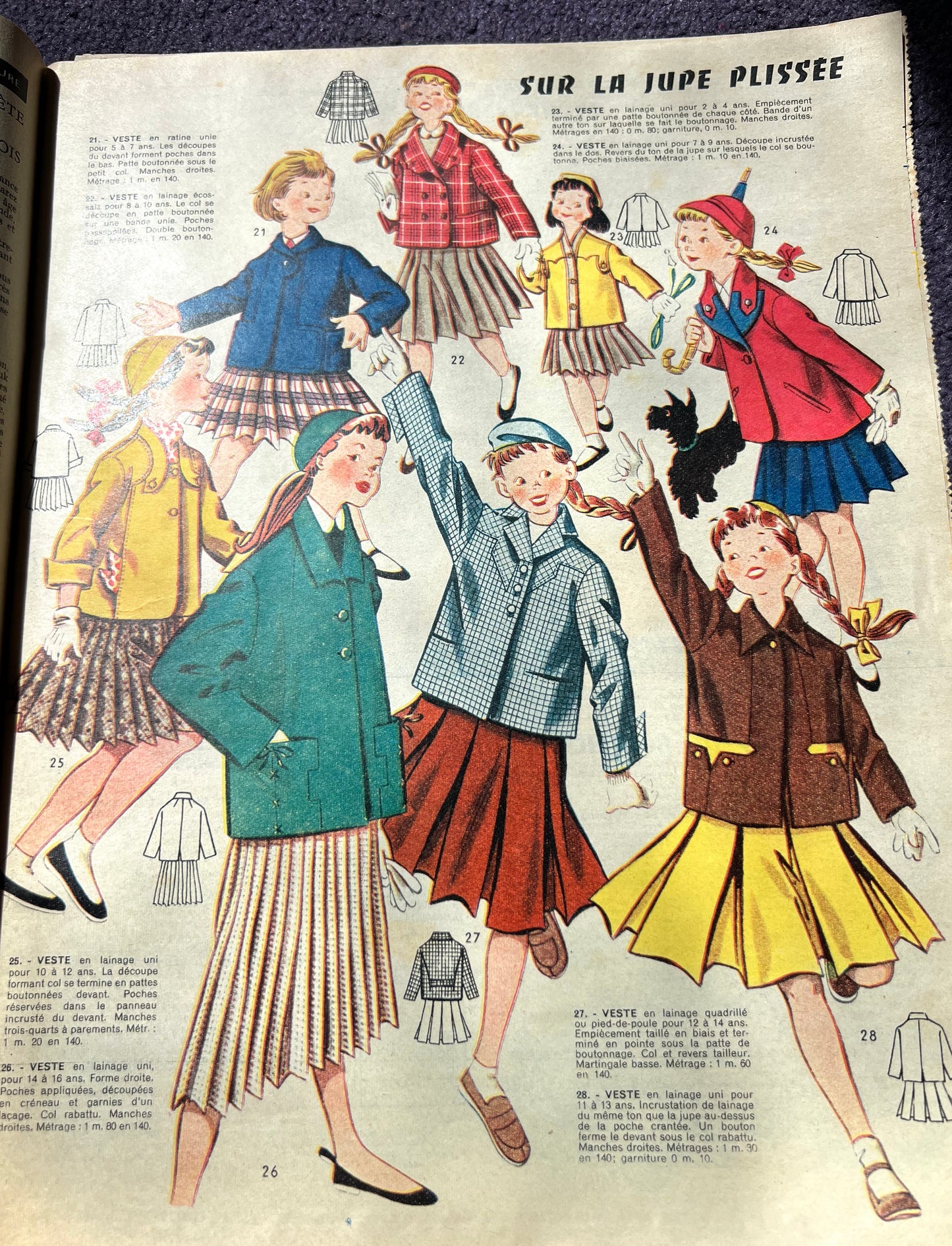 29th March 1956 French Women's Magazine Votre Mode with Dress Pattern