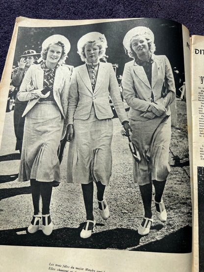 Children's Fancy Dress, New Kitchen Appliances + Upholstery Tips 17th Feb 1939 French MARIE CLAIRE
