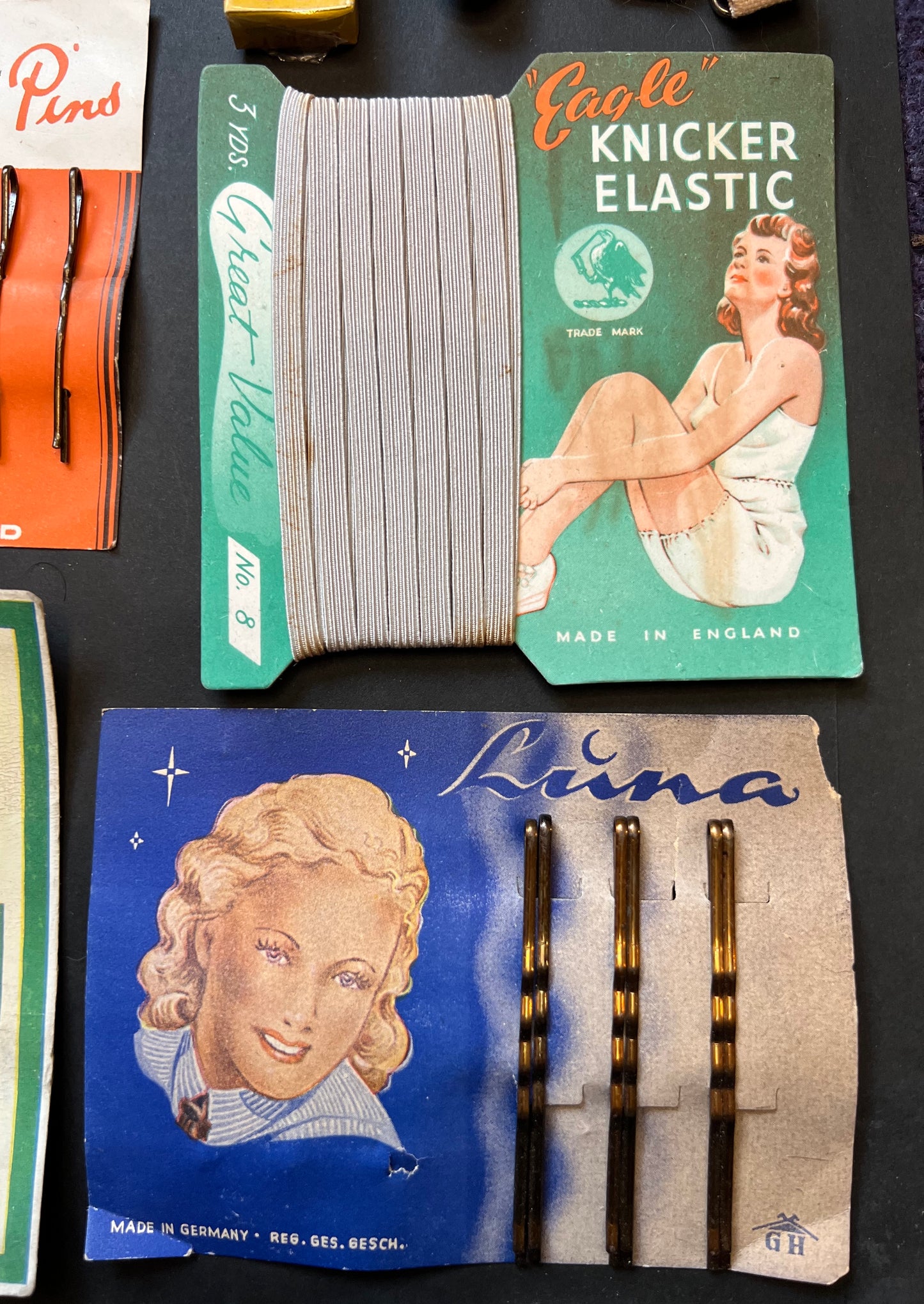 11 Pieces of 1920s - 1940s Vintage Packaging