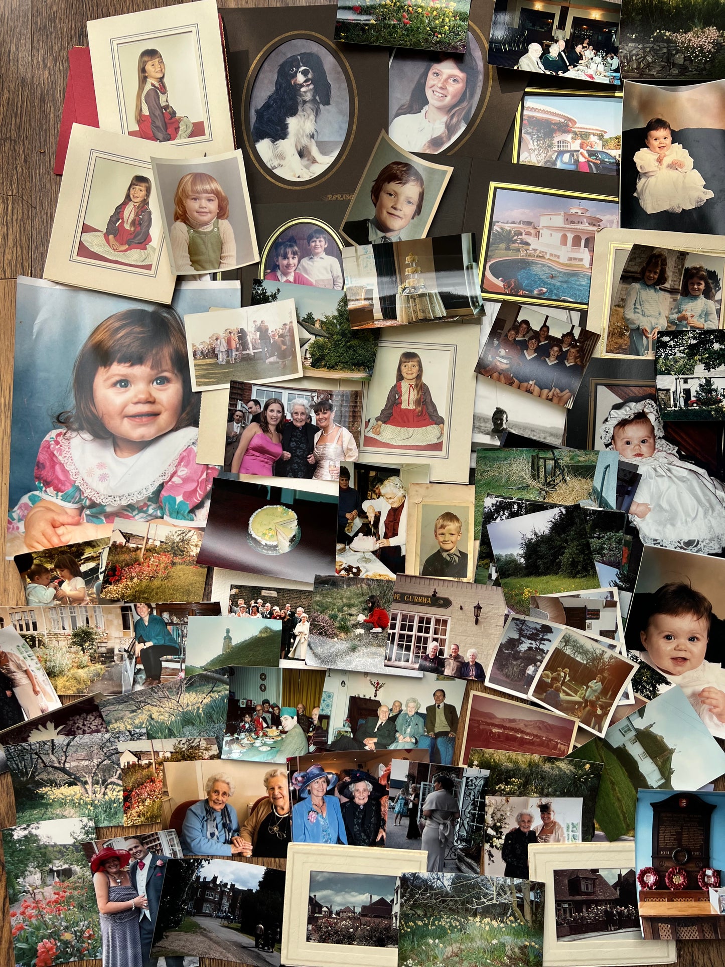 Job Lot of 100 Photos from the 1970s - 1990s