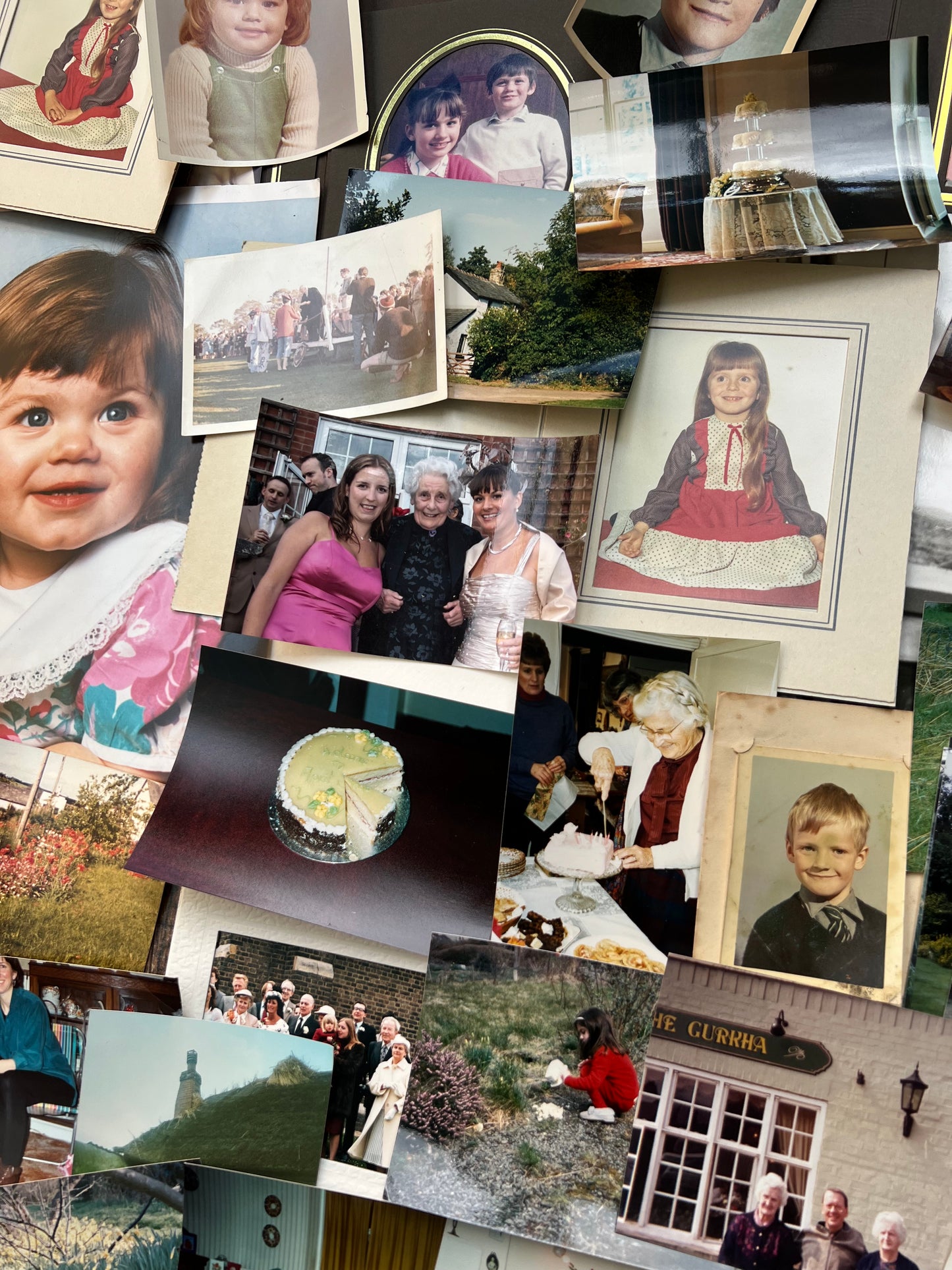 Job Lot of 100 Photos from the 1970s - 1990s