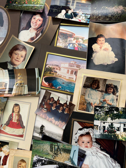 Job Lot of 100 Photos from the 1970s - 1990s