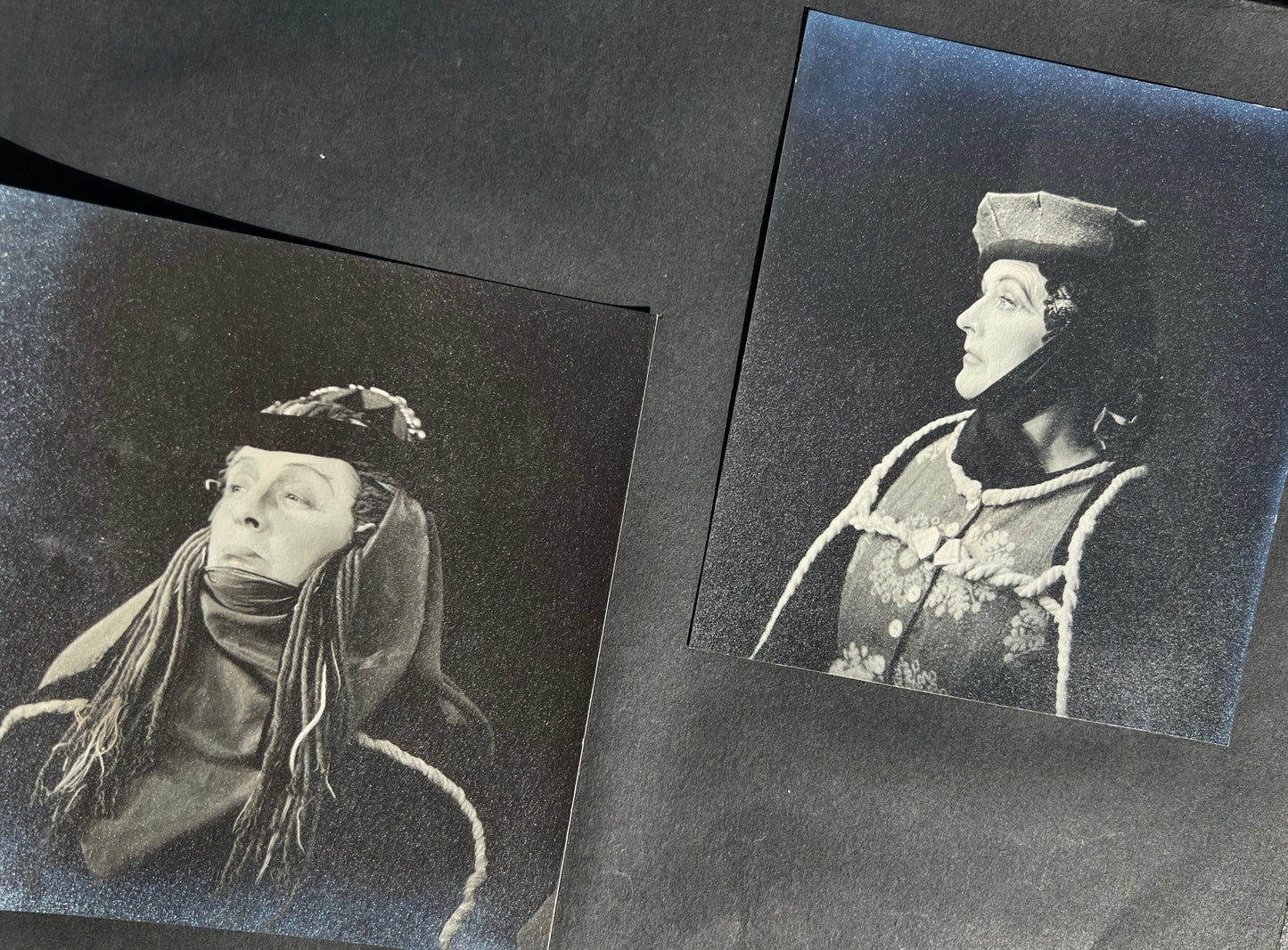 1940s Album of Home Developed Big Photos of Amateur Dramatics and Scenery