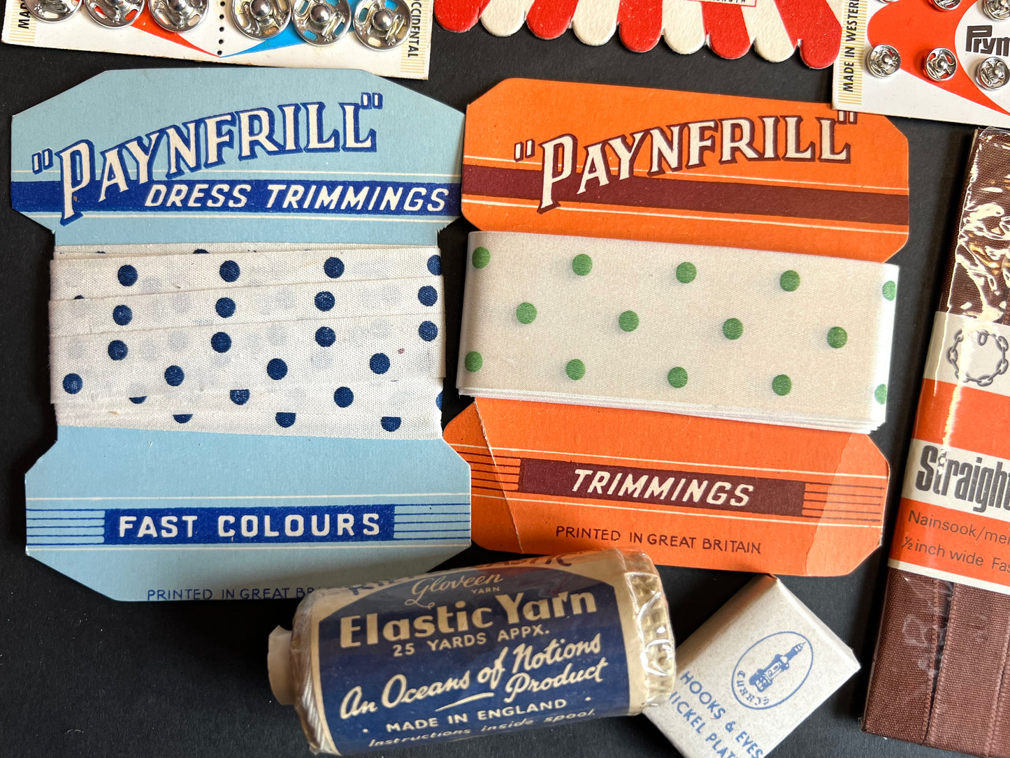 8 Packages of Vintage Haberdashery