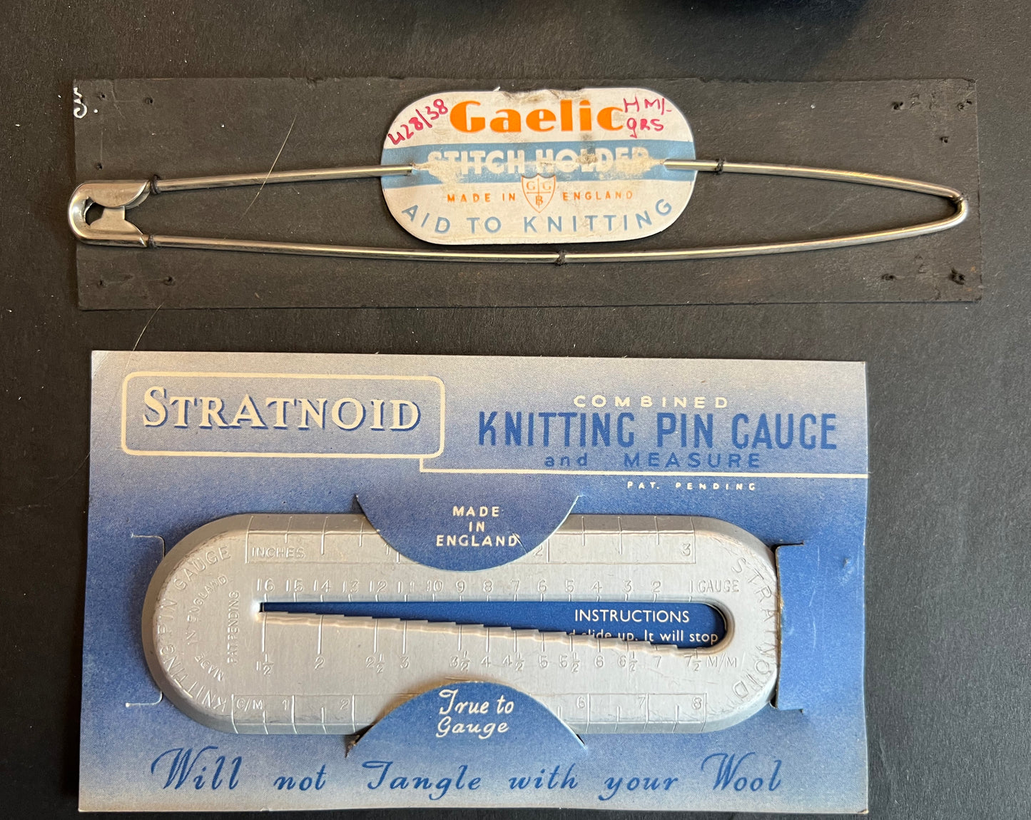 Job Lot of 8 Vintage Knitting Items