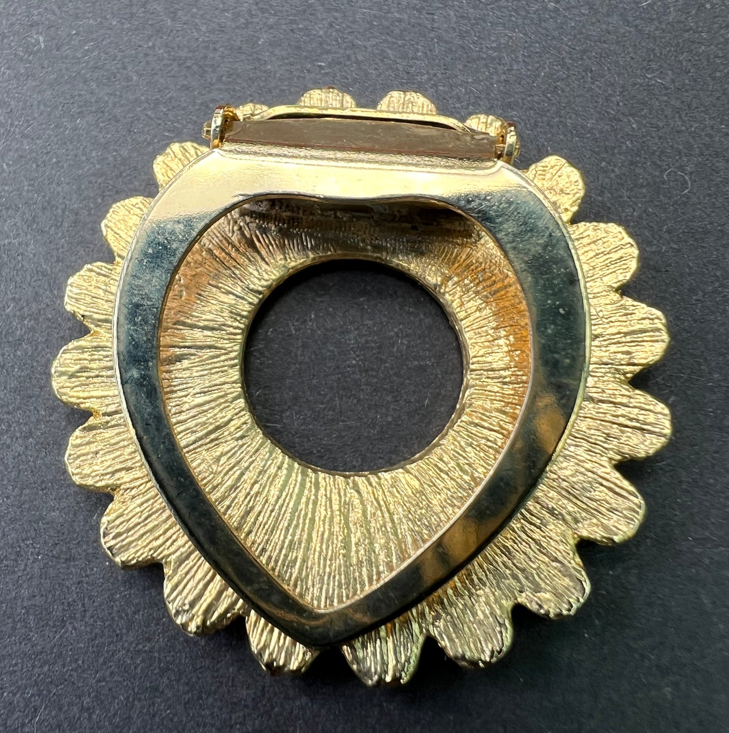 Burst of Gold Mid Century Scarf Clip