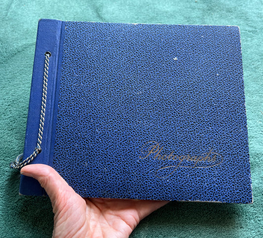 Empty 1940s Photograph Album