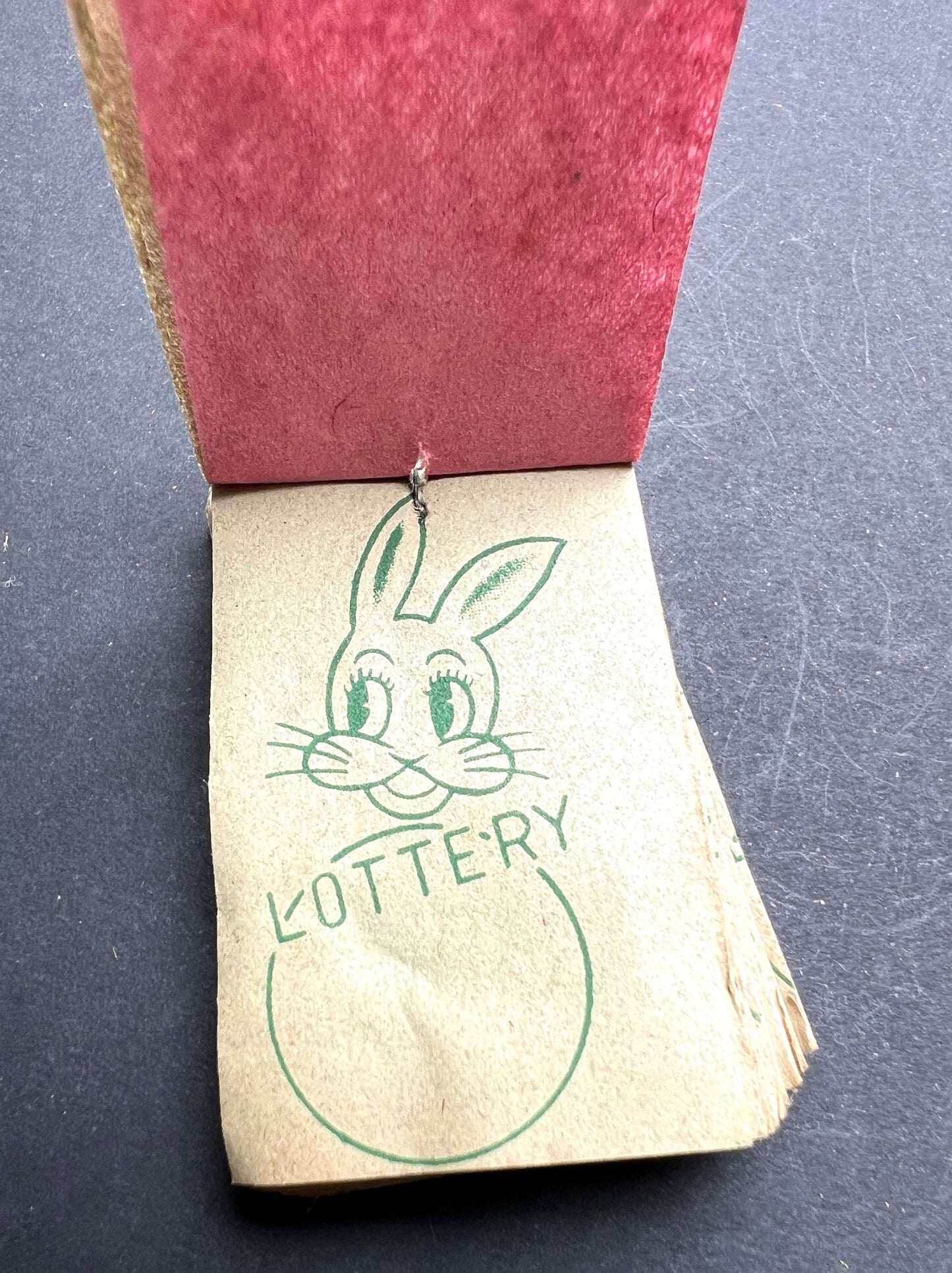 Little Vintage LOTTERY NUMBER Booklet