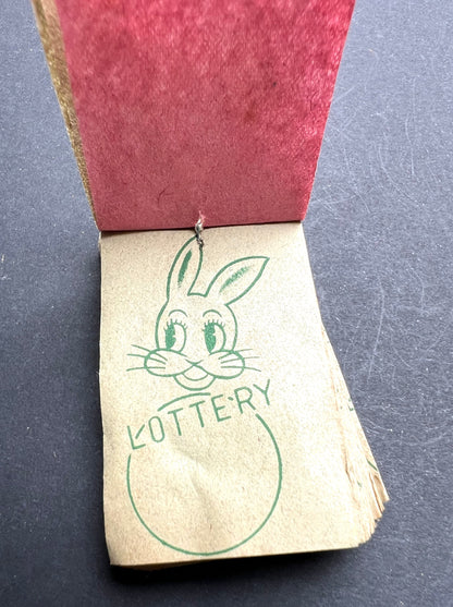 Little Vintage LOTTERY NUMBER Booklet