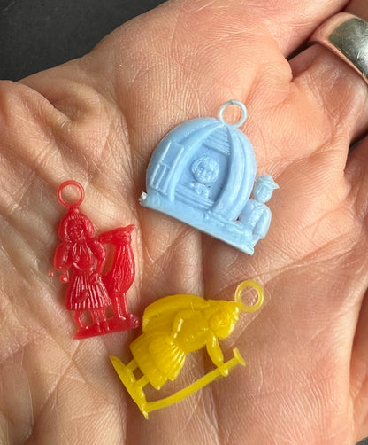 7 Vintage Nursery Rhyme Charms