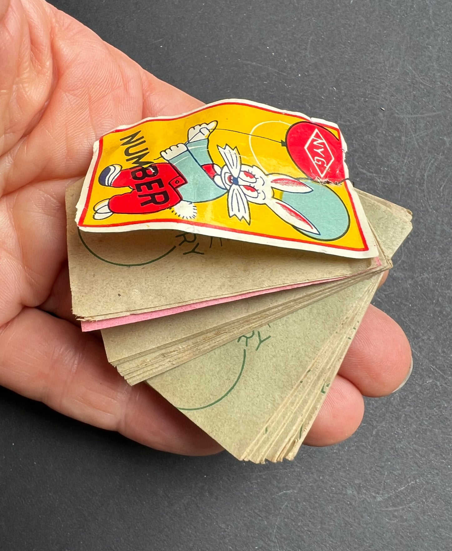 Little Vintage LOTTERY NUMBER Booklet