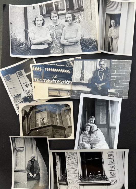 9 Old Photos of People and Windows (F2)