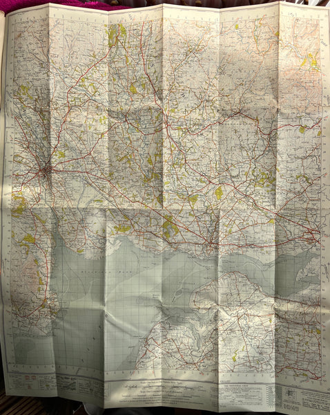 1940s One Inch Ordnance Survey Map Of Dumfries And Area Sheet 75 – The 