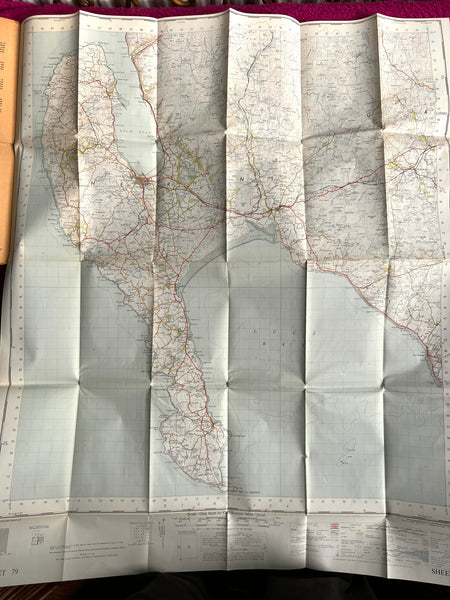 1950s One Inch ORDNANCE SURVEY Map of STRANRAER Sheet 79 – The Swagmans ...