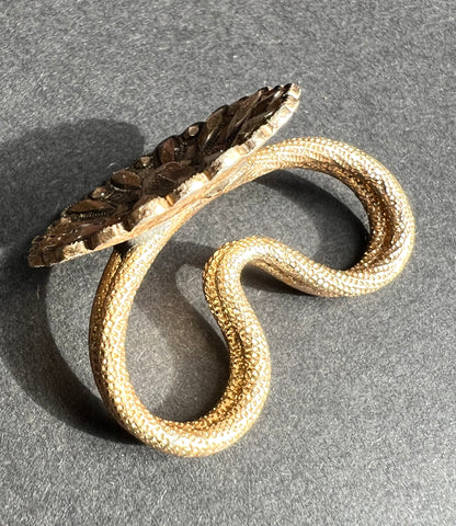 Bronze Tone Vintage Scarf Clip