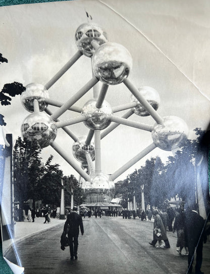 4 1950s/60s BIG Photos - Queen Elizabeth 1964, 1958 World's Fair, 1967 Earls Court