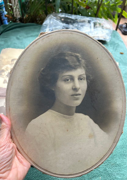7 Big Edwardian Photographs on Card