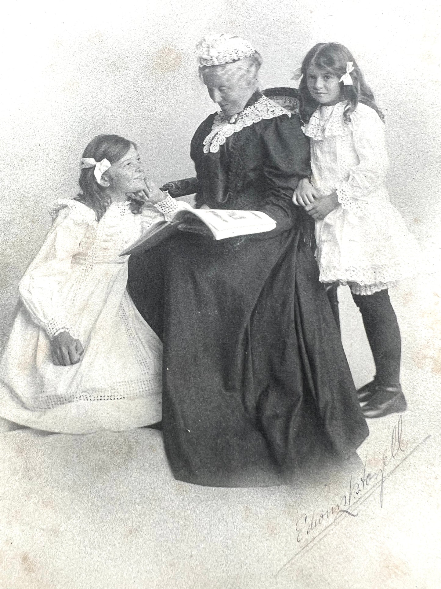 7 Big Edwardian Photographs on Card