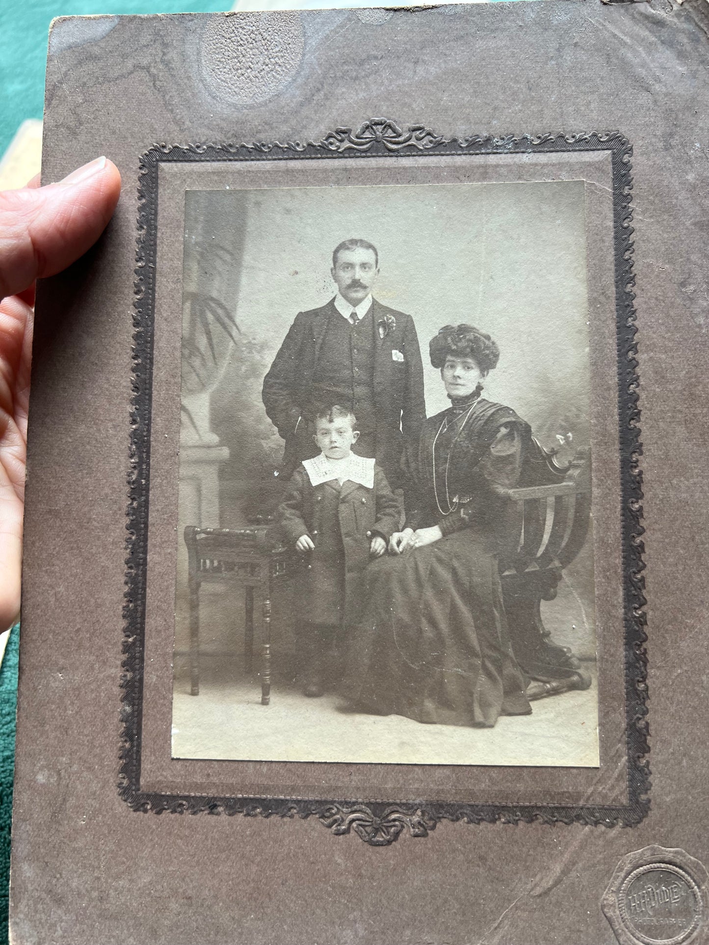 7 Big Edwardian Photographs on Card