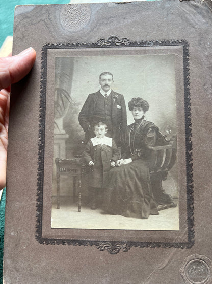 7 Big Edwardian Photographs on Card