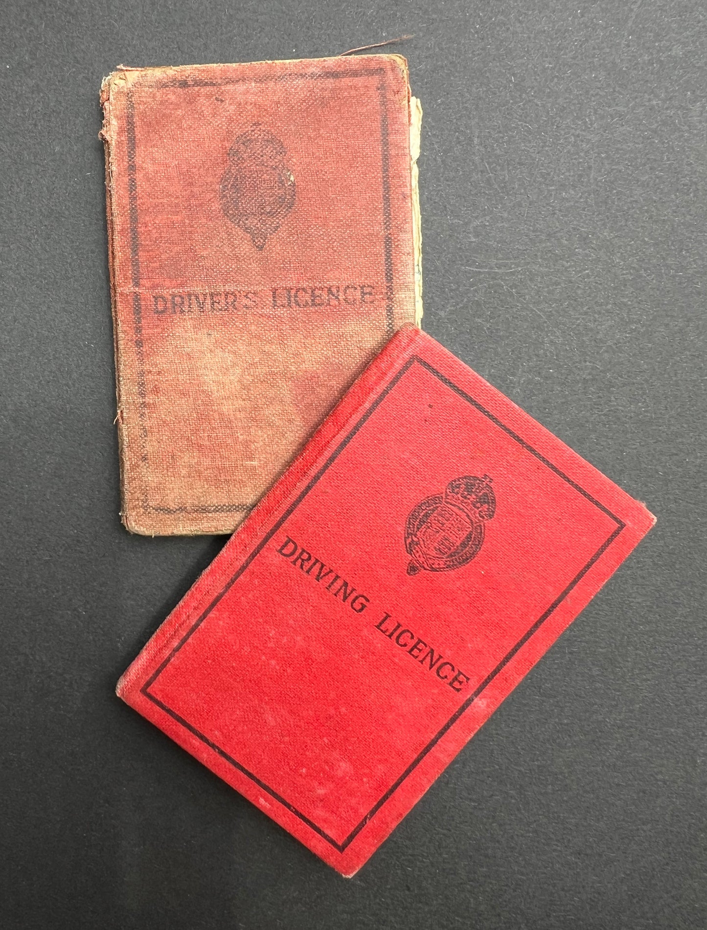 2 Early 1960s Tiny Little Driving Licenses