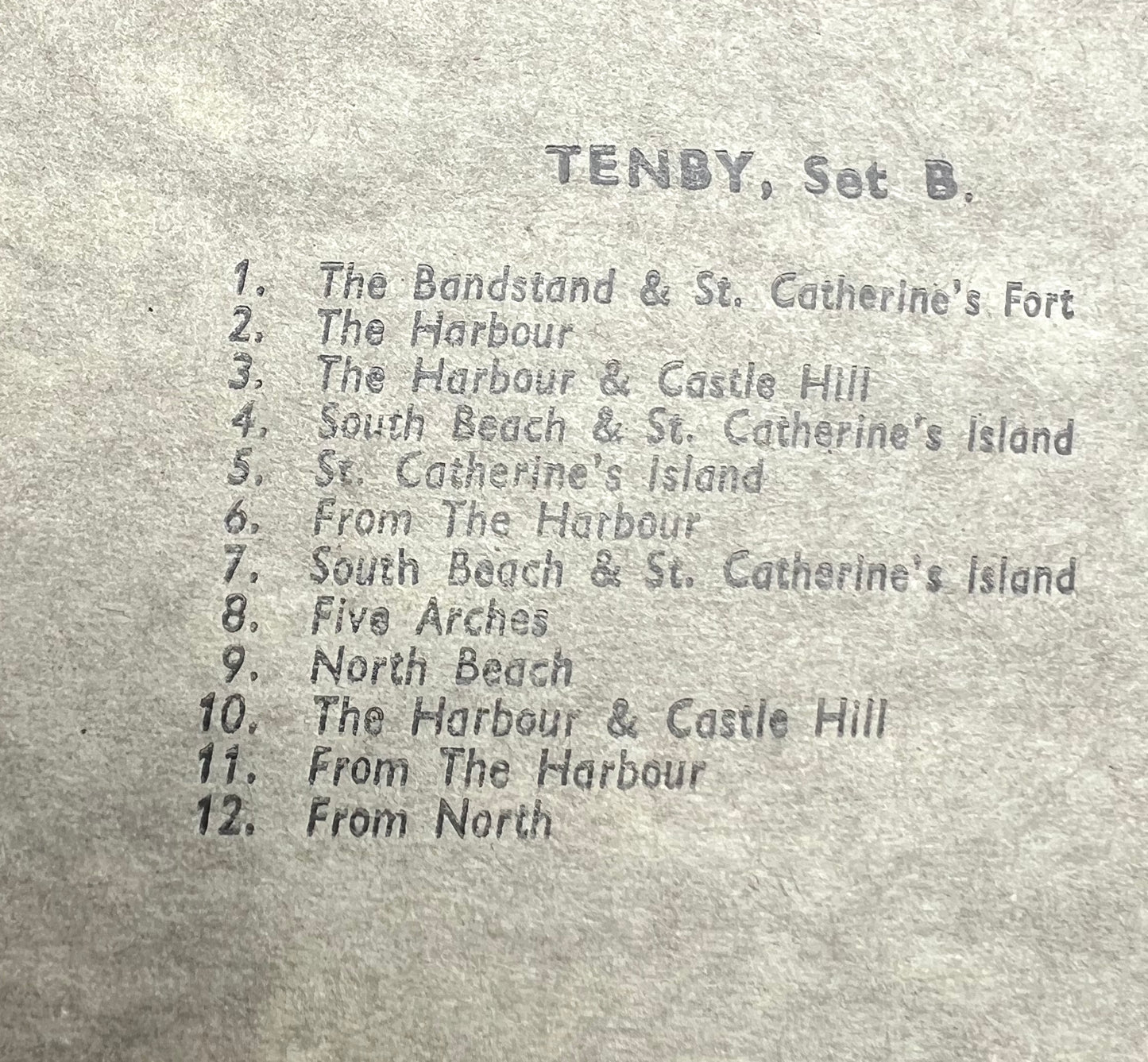 Early 20thC SNAPSHOTS Book of Photos of Tenby
