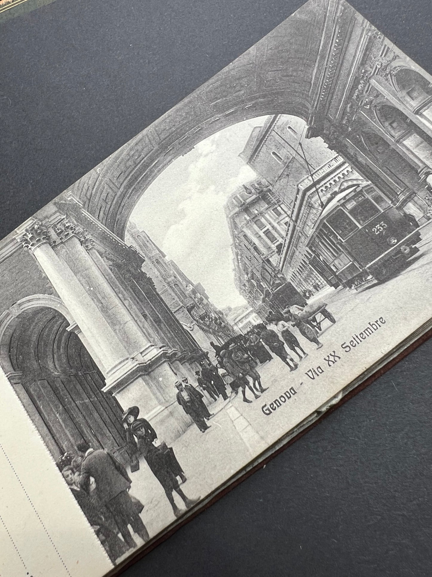Fascinating 1900s Book of Postcards of GENOVA in Northern Italy.
