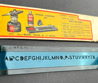 Mid Century UNO Stencil in Lovely Packet
