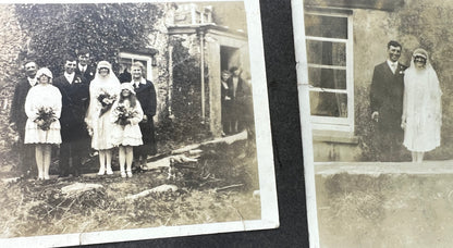 22 Pages from 1920s/30s Photo Albums with Photos Stuck on Both Sides