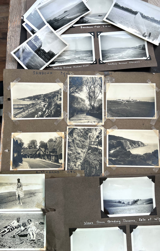 Job Lot of 1930s Photos Taken in The Isle of Wight