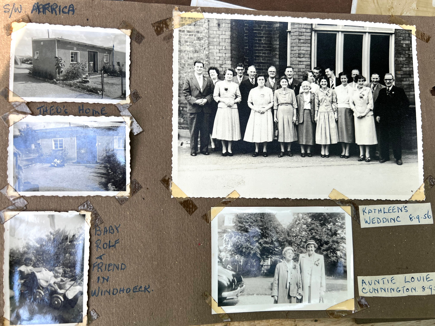 Job Lot of Pages of Photos from between 1914 and 1956