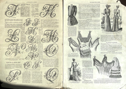 Wedding Dresses in June 1887 French Fashion Paper  Salon De La Mode