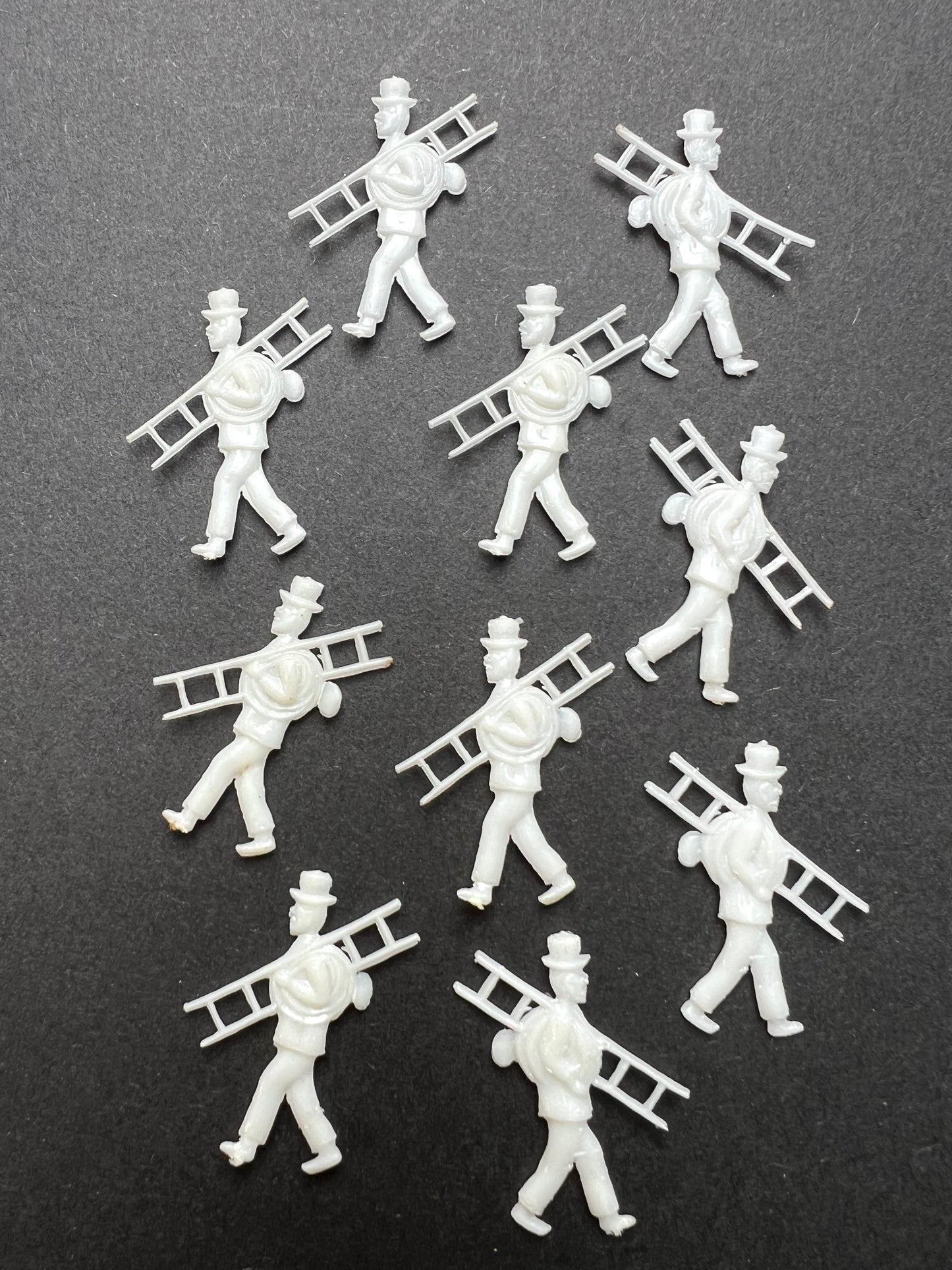 10  Vintage Chimney Sweep 3cm Stampings