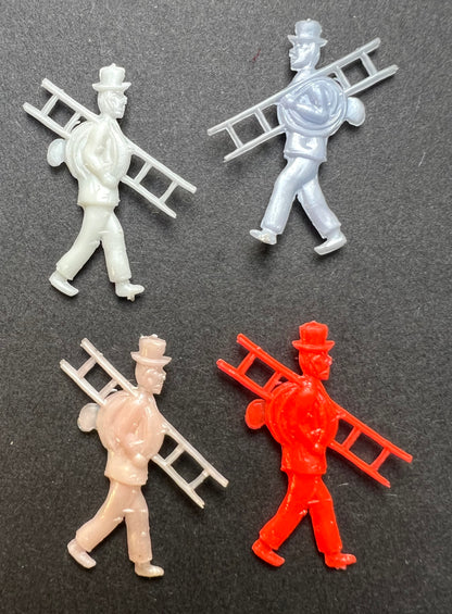 10  Vintage Chimney Sweep 3cm Stampings