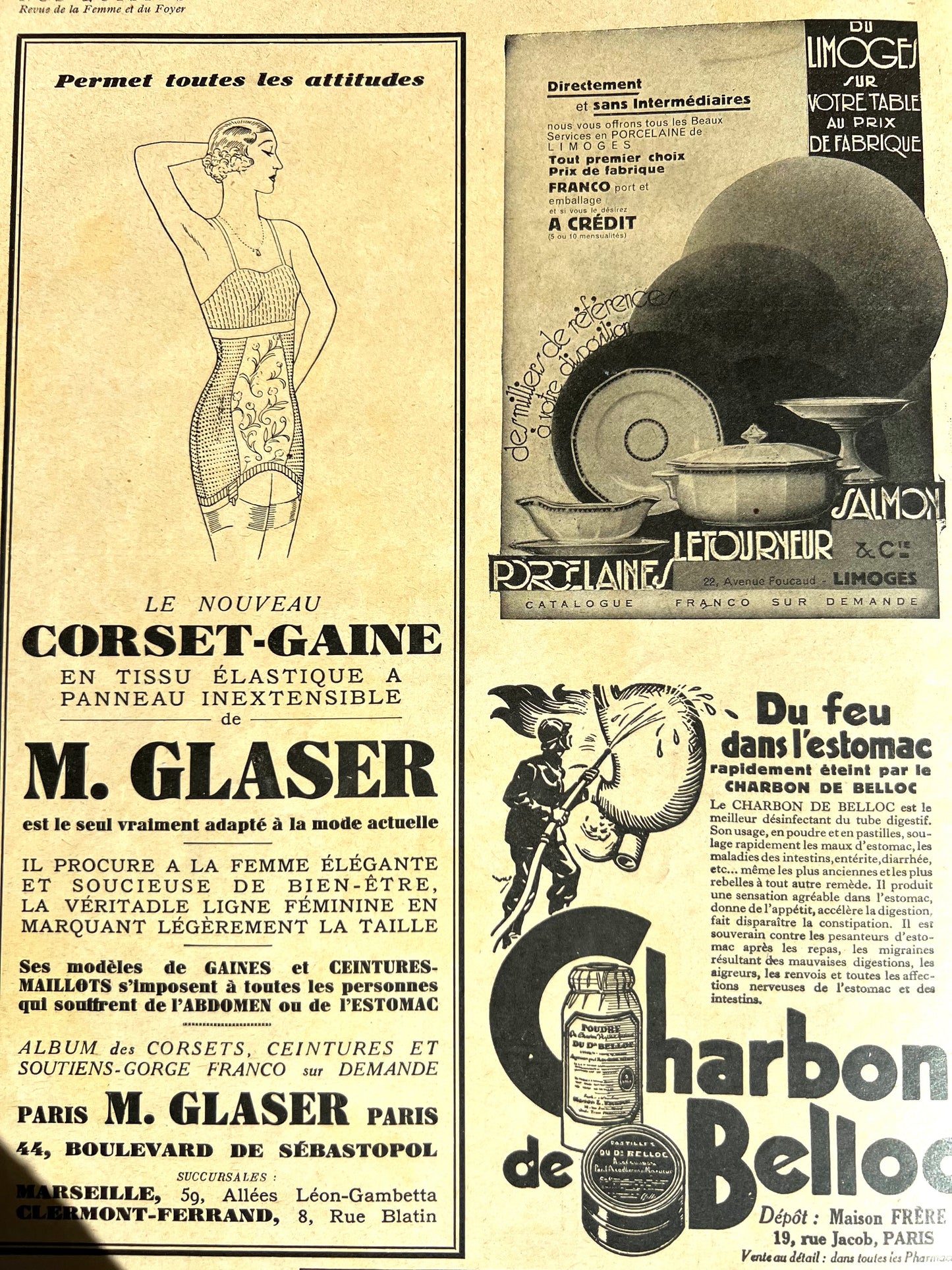 Fascinating 1931 French Women's Magazine NOS LOISIRS