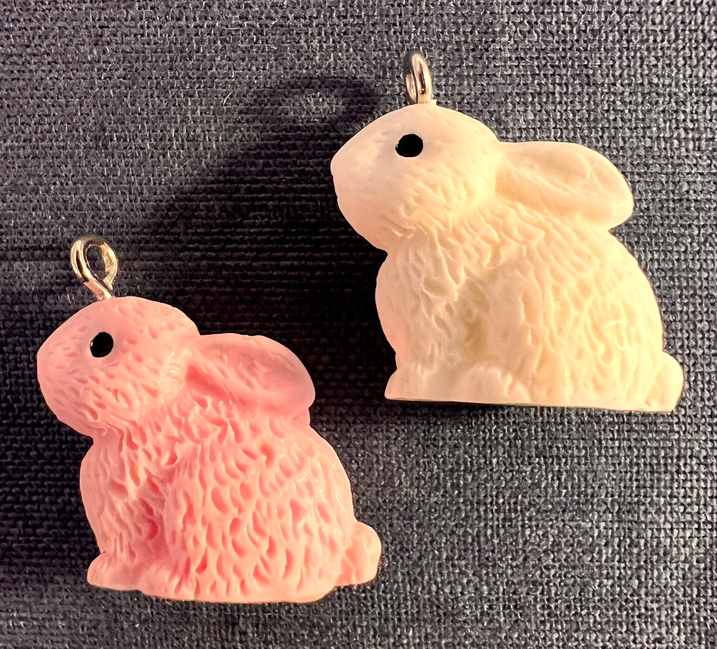 2cm Realistic Baby Rabbit Charm / Pendant