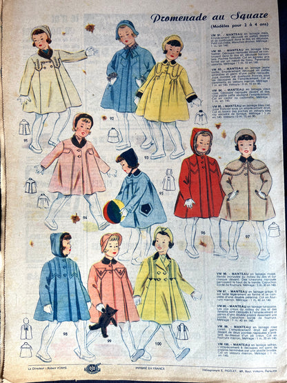 The Most Fashionable Bedtime in 1950 French Women's Magazine Votre Mode