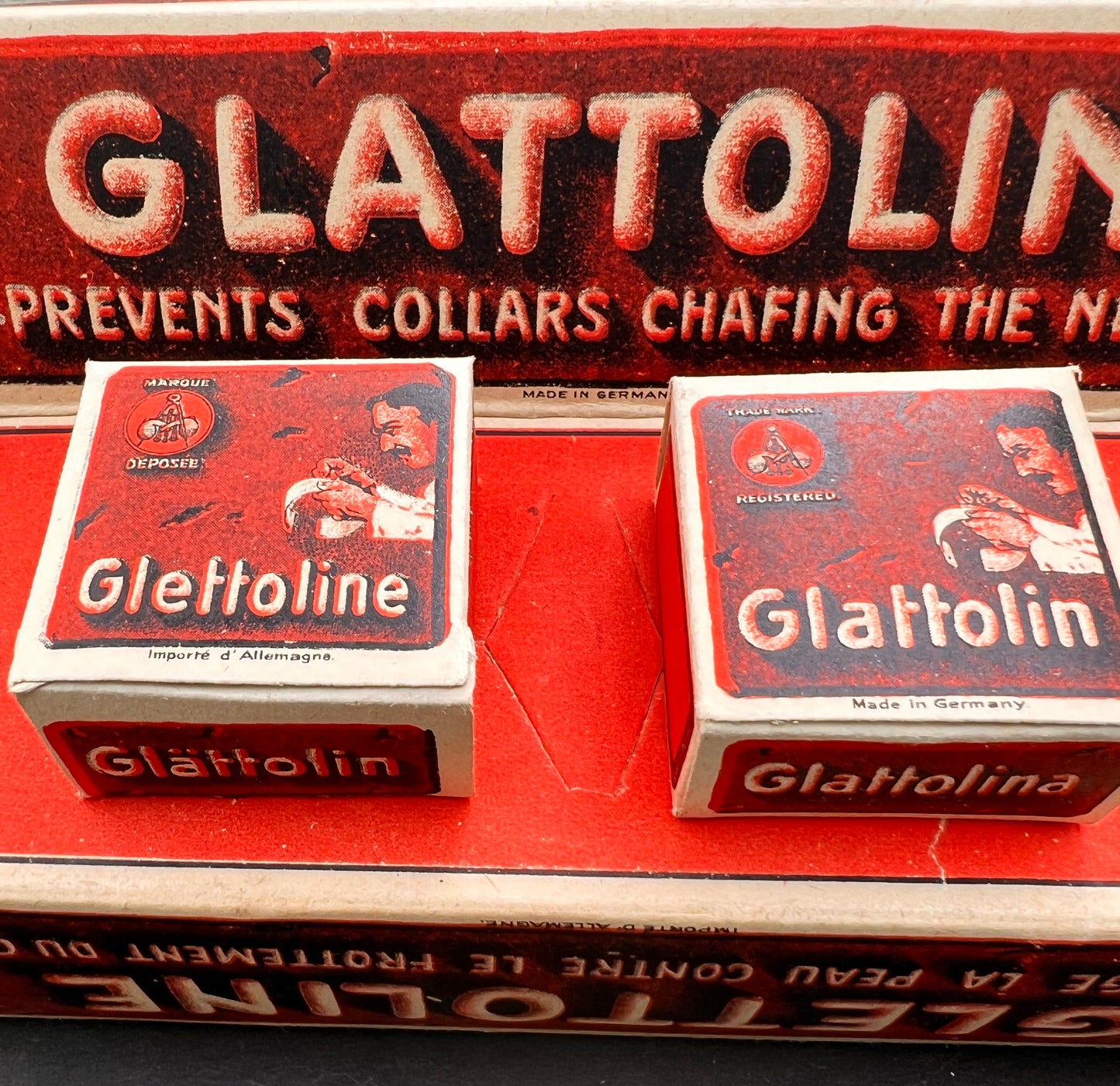 Unused Box of 1930s GLATTOLIN to Prevent Skin Chafing !