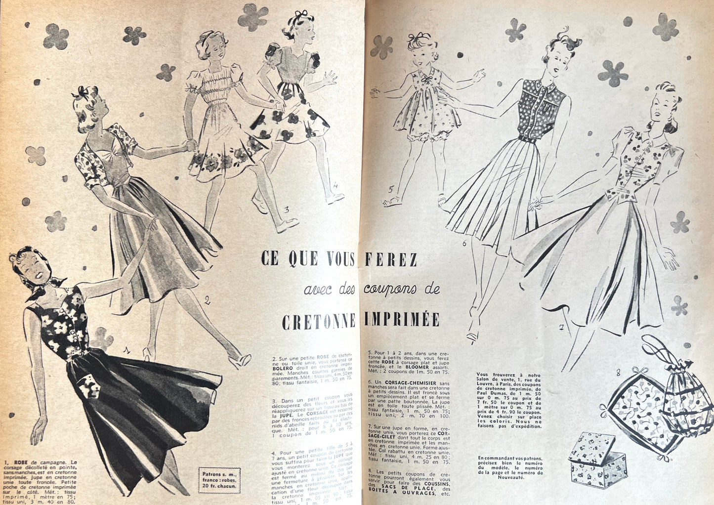 July 1939 French Women's Magazine Nouveaute