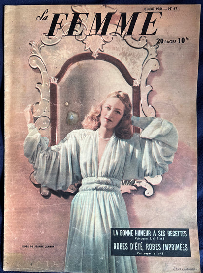 French Magazine La Femme - May 1946